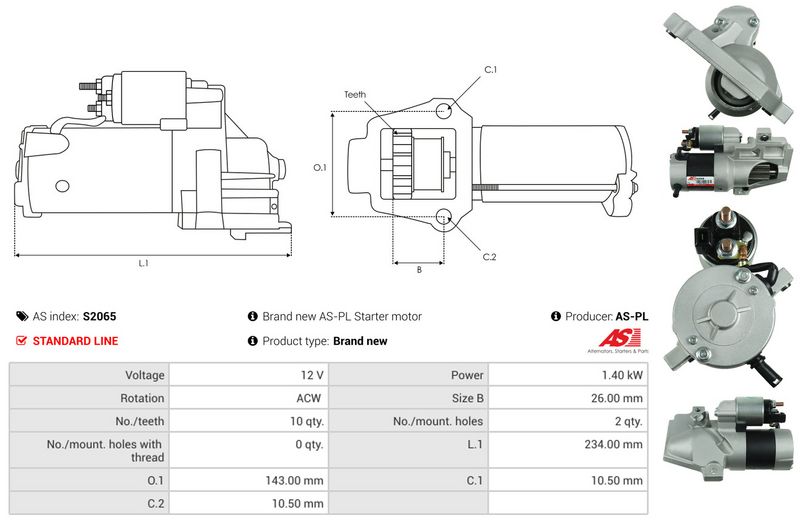 AS-PL S2065 Starter