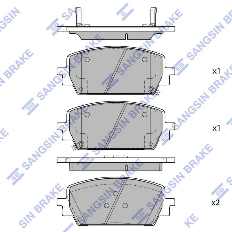 Pastilla de Freno DELANTERA Hi-Q SP4268