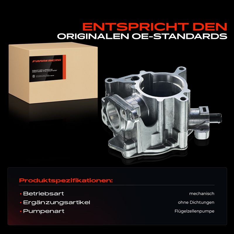 Frankberg 5481FB0006151 Vacuum Pump, braking system