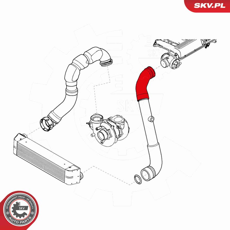 ESEN SKV 24SKV721 Charge Air Hose