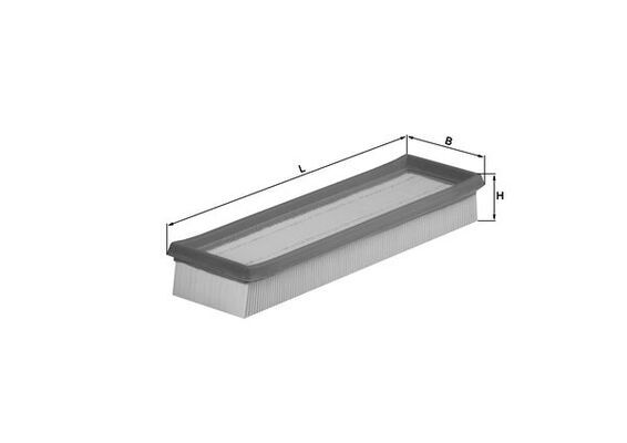 Product Image - Luchtfilter - LX509 - KNECHT