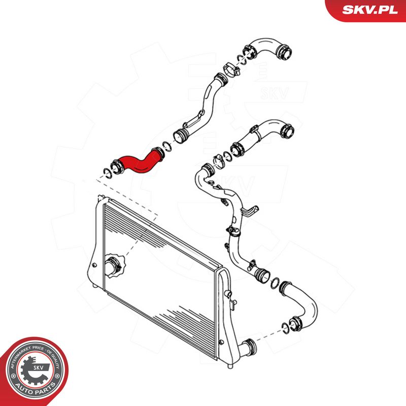 This part match OEM code: 1K0145832E