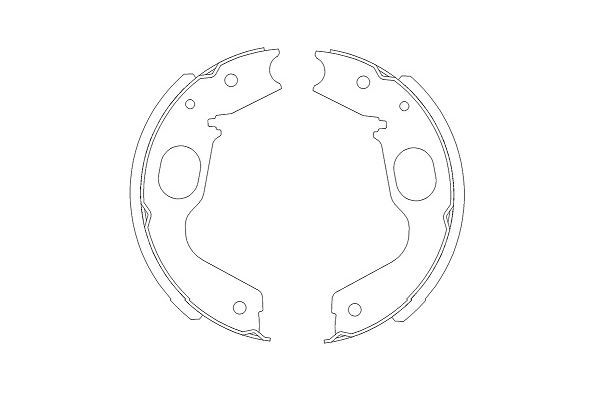 Kavo Parts Stabdžių trinkelių komplektas