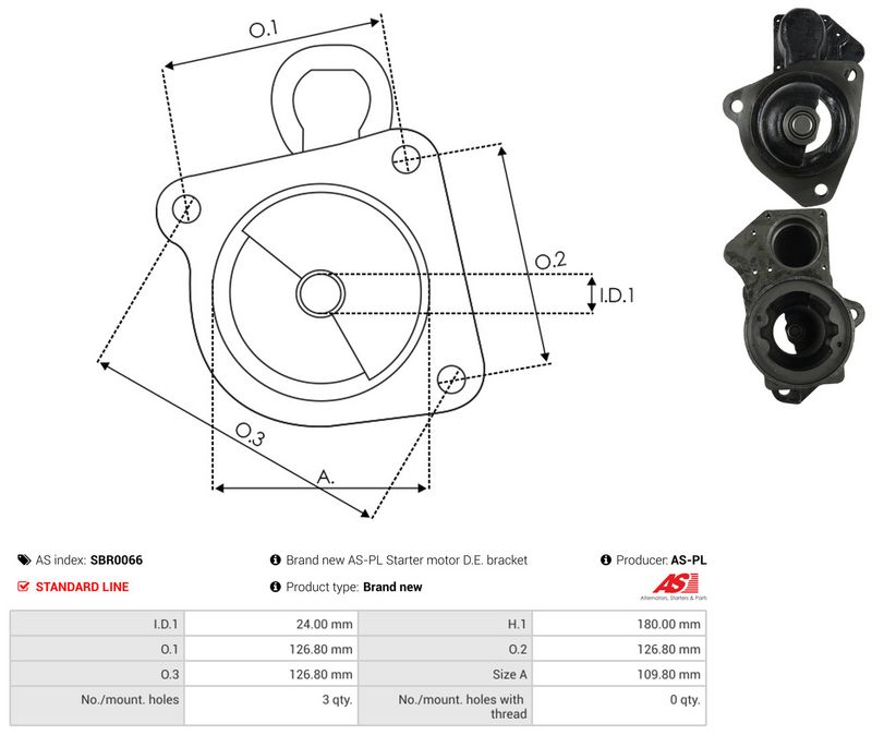 AS-PL SBR0066 Starter Lid, carburettor