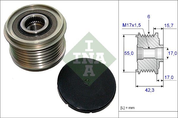 Schaeffler INA generátor szabadonfutó 535 0154 10