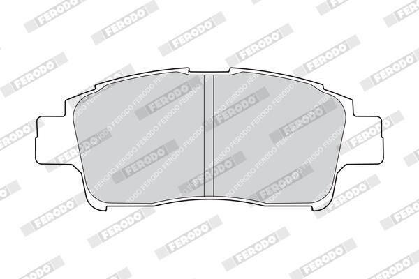 FERODO FDB1368 Brake Pad Set, disc brake
