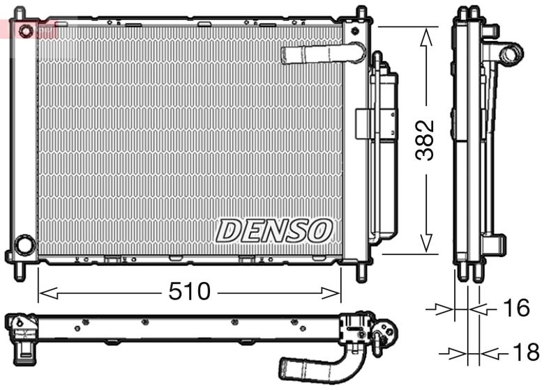 DENSO Hűtőmodul DRM46101