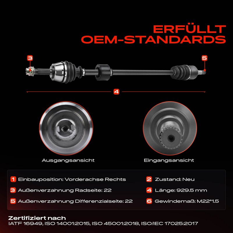 Frankberg 5481FB0010667 Drive Shaft