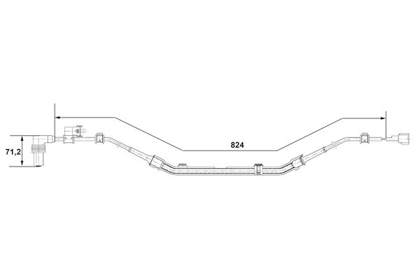 BOSCH Wielsnelheidssensor 0 265 001 275