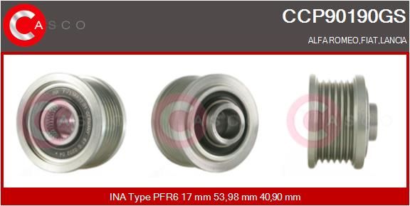 Řemenice, generátor CCP90190GS