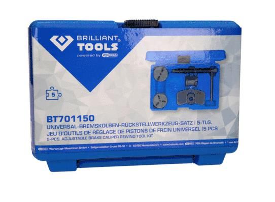 Pöörde-, tagasitõmbetööriistakomplekt, pidurisadulakolb, KS TOOLS BT701150