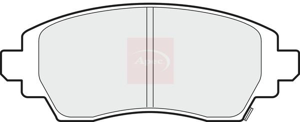 APEC Brake Pad Set, disc brake PAD1137
