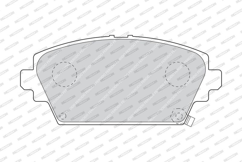 FERODO Plaquettes de frein à disque FDB1439
