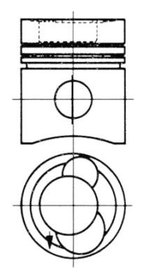 Product Image - Zuiger - 93508600 - KOLBENSCHMIDT