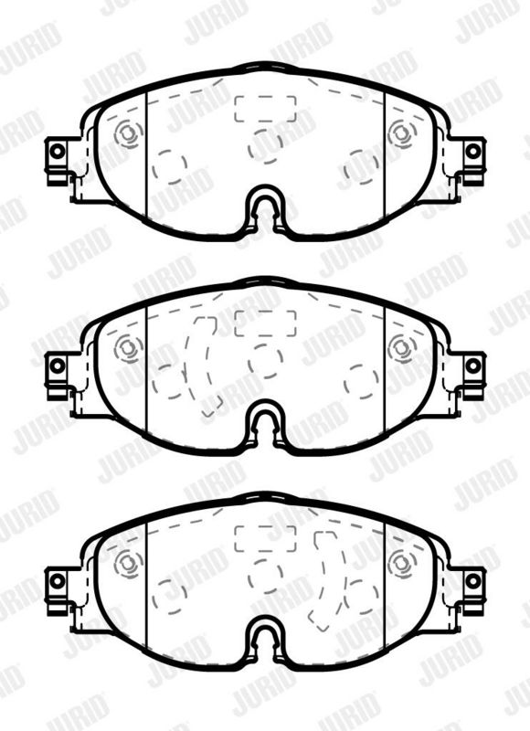 Sada brzdových destiček, kotoučová brzda 574075J