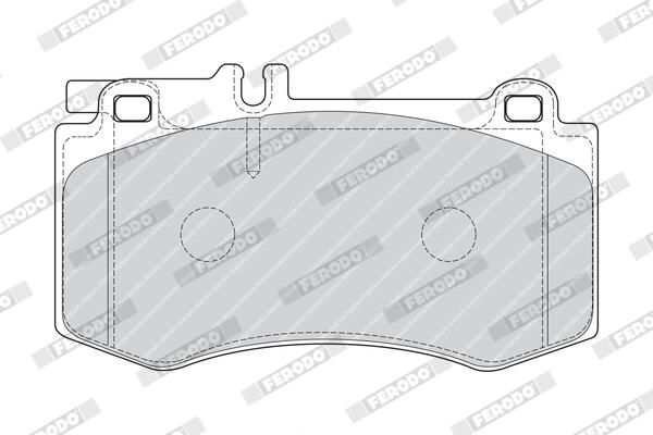 FERODO FDB4694 Brake Pad Set, disc brake