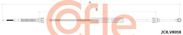 Тросовий привод, коробка передач, Cofle 92.2CB.VK018
