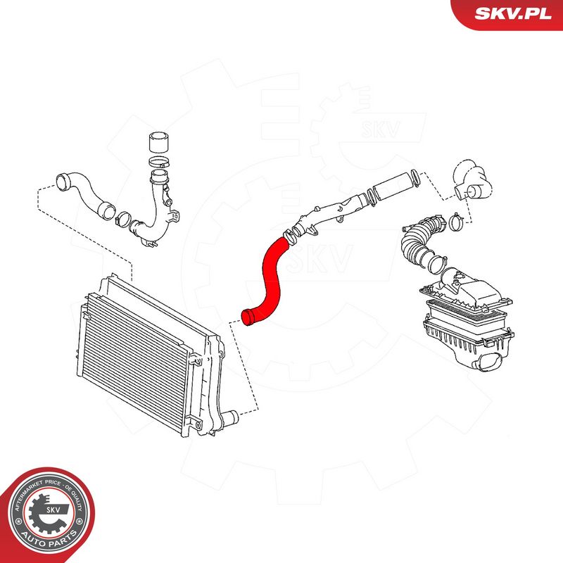 Laadimisõhu voolik, ESEN SKV 43SKV340