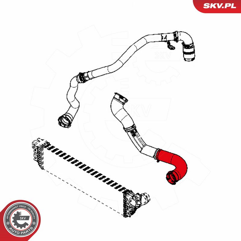 ESEN SKV 24SKV863 Charge Air Hose