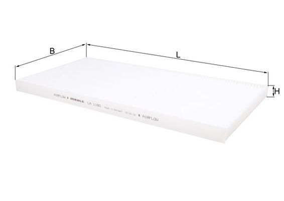Product Image - Interieurfilter - LA1180 - KNECHT