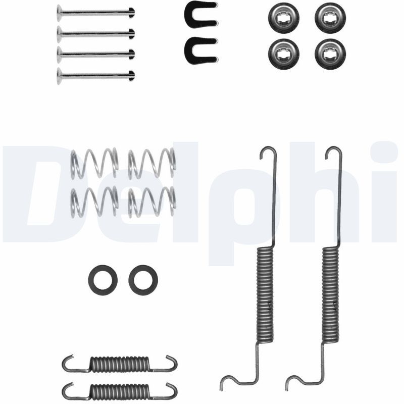 Комплект приладдя, гальмівна колодка, Delphi LY1426
