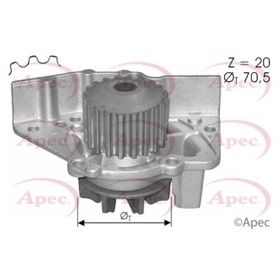 APEC Water Pump, engine cooling AWP1545