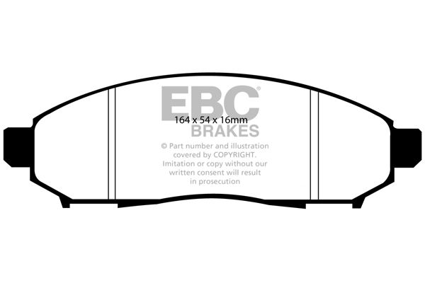 EBC Brakes fékbetétkészlet, tárcsafék DP1747