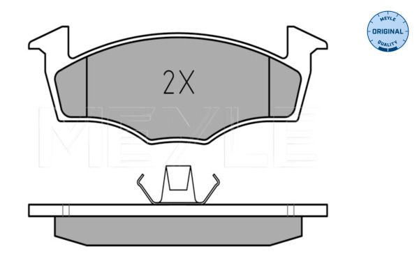 MEYLE 025 218 6617 Brake Pad Set, disc brake