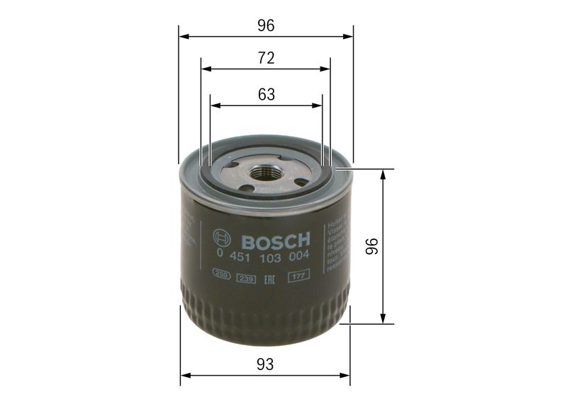 BOSCH 0 451 103 004 Oil Filter