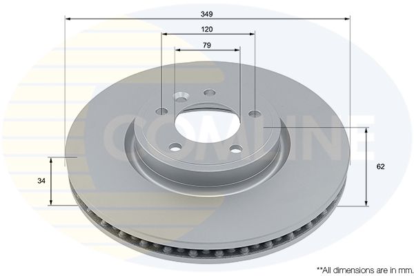 Comline Brake Disc ADC5046V