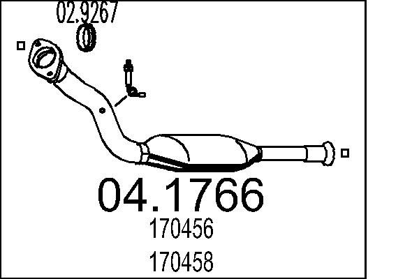 MTS katalizátor 04.1766