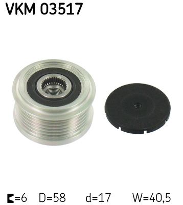 SKF generátor szabadonfutó VKM 03517