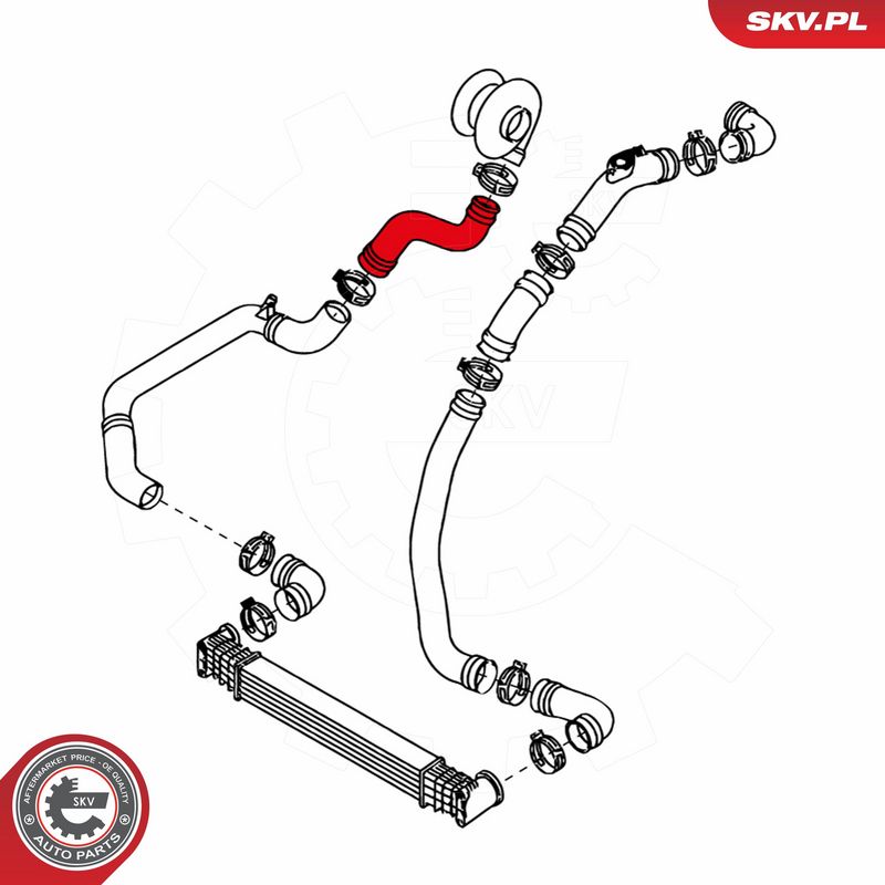 ESEN SKV 24SKV151 Charge Air Hose
