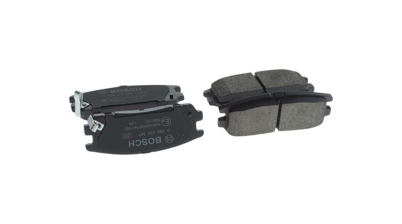Piduriklotsi komplekt, ketaspidur, BOSCH 0 986 424 367