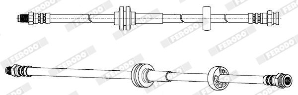 Гальмівний шланг, Ferodo FHY2686