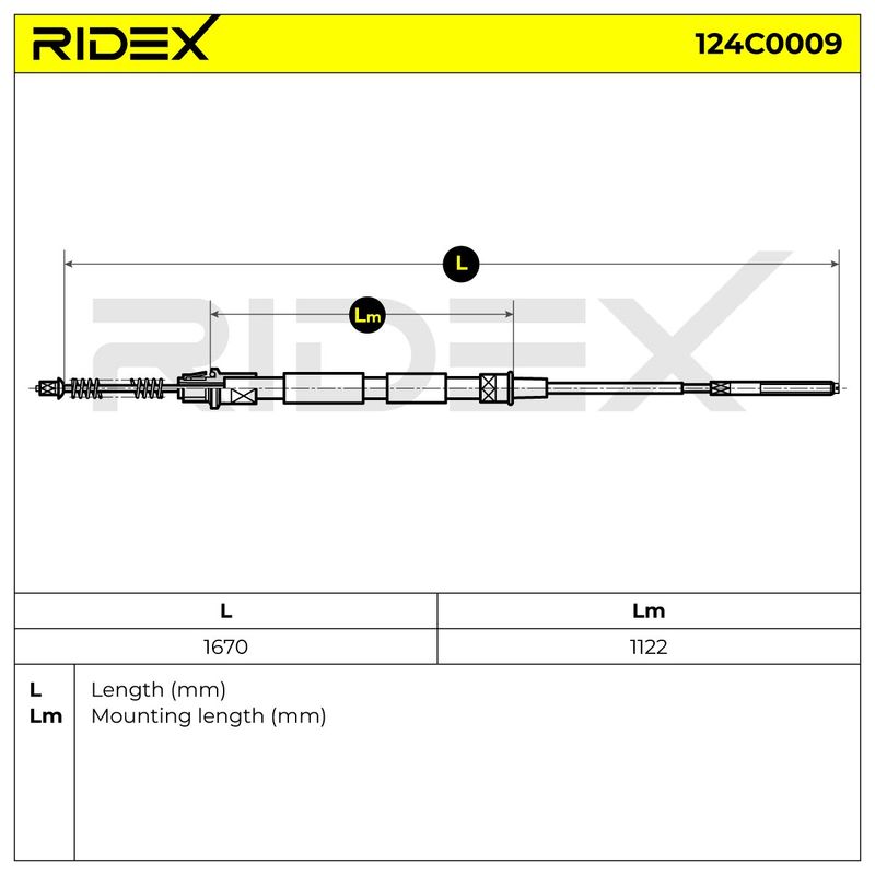 жило, ръчна спирачка RIDEX