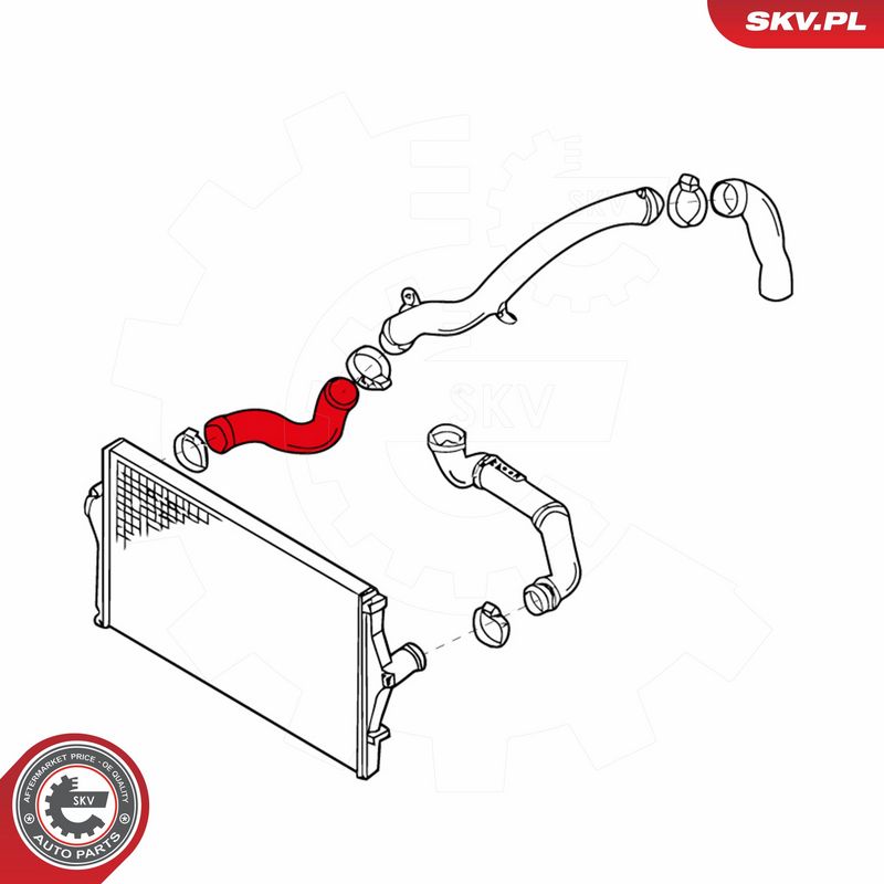 ESEN SKV 43SKV053 Charge Air Hose
