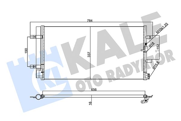 Радиатор кондиционера A4, A5, A6, A7, Q5