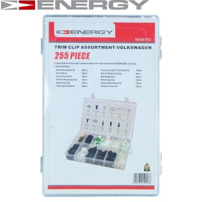 Комплект затискачів, кузов, Energy NE00763