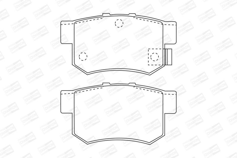 CHAMPION Plaquettes de frein à disque 572138CH