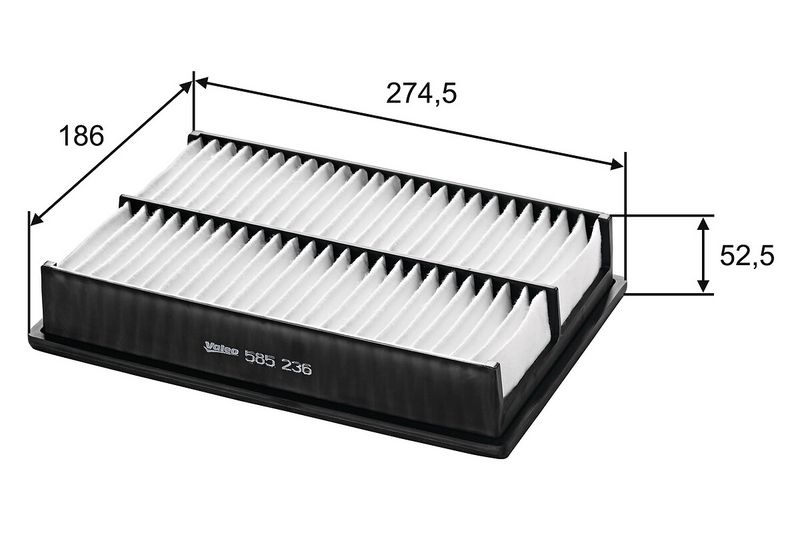 VALEO 585236 - Oro filtras