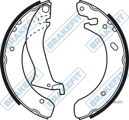 APEC Brake Shoe Set BSH1105