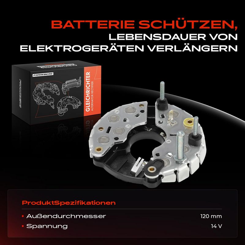 Frankberg 5481FB0061627 Rectifier, alternator