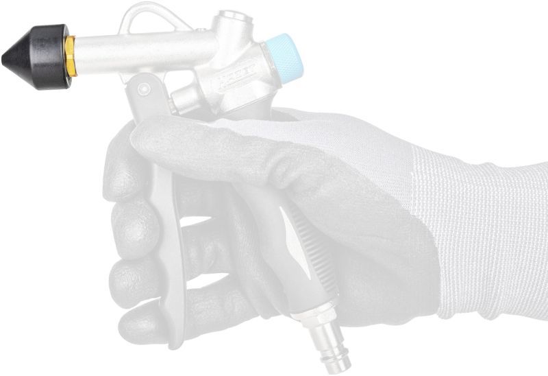 HAZET 9040-42/3 Brush/Nozzle Set, suction/blast gun
