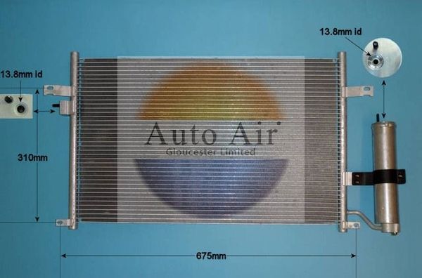 Auto Air Gloucester Condenser, air conditioning 16-2049