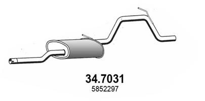 ASSO 34.7031 - Rear Muffler