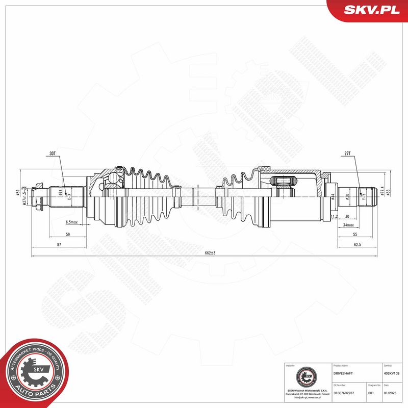 Veovõll, ESEN SKV 40SKV108
