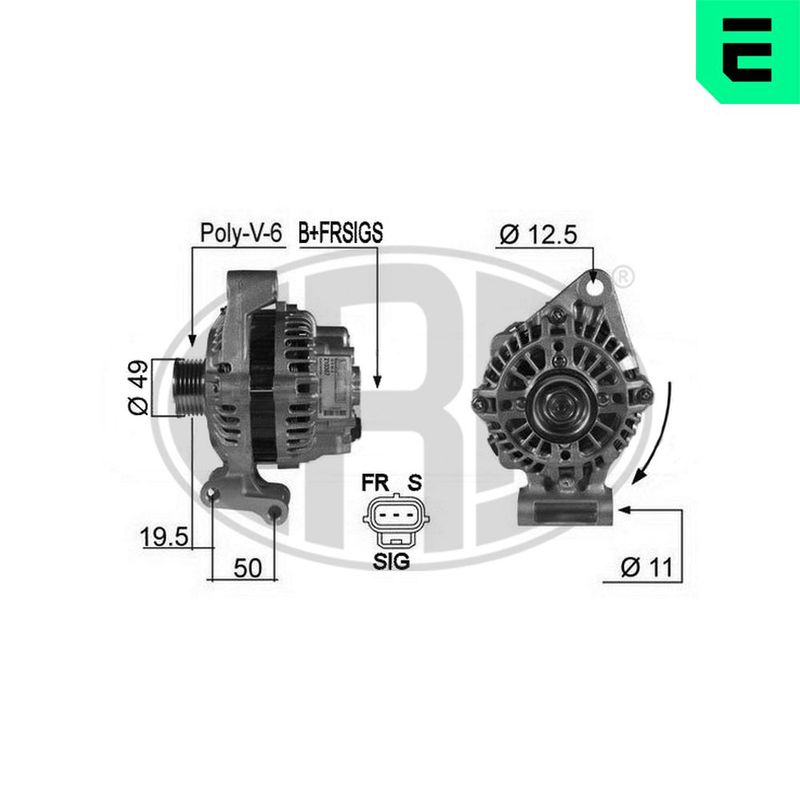 Генератор, Era 210367A