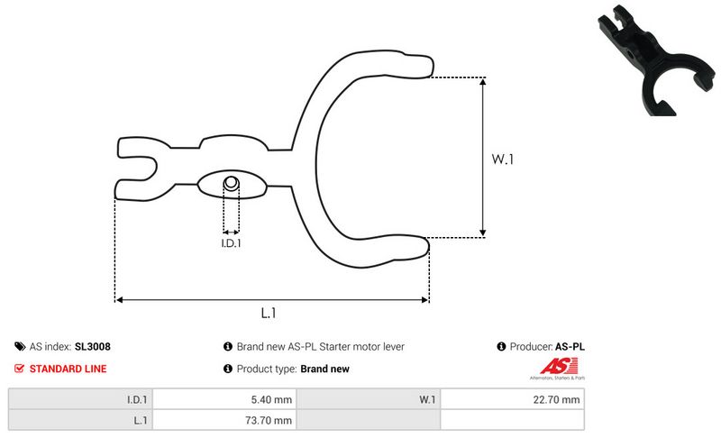 Starterihoob, Karburaator, AS-PL SL3008