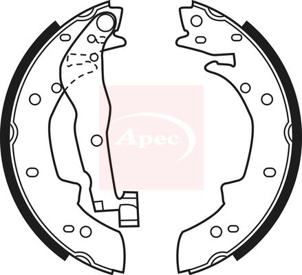 APEC Brake Shoe Set SHU524